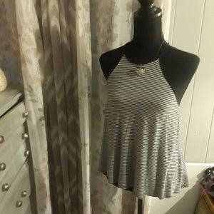 ❤Adorable Open Back Striped Tank❤